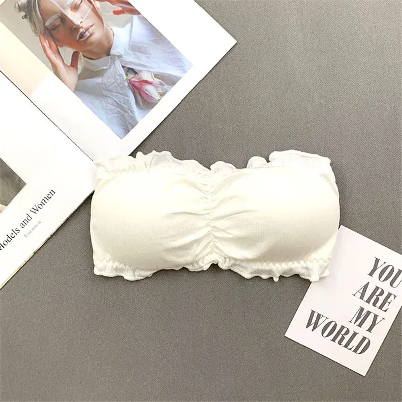 Cotton Tube Tops Back Closure Strapless Bra Women Solid Top Push Up Padded Seamless Underwear Breathable Tops Female Wrap Top
Cotton Tube Tops Back Closure Strapless Bra Women Solid Top Push Up Padded Seamless Underwear Breathable Tops Female Wrap Top