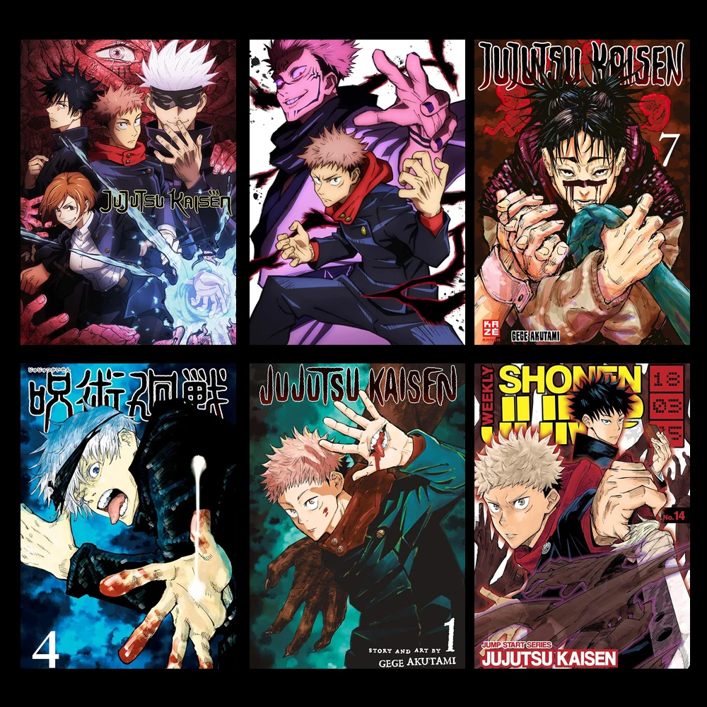 Classic Japanese Anime Jujutsu Kaisen Canvas Painting Wall Art Nordic Posters and Prints Wall Pictures for Living Room Decor
Classic Japanese Anime Jujutsu Kaisen Canvas Painting Wall Art Nordic Posters and Prints Wall Pictures for Living Room Decor