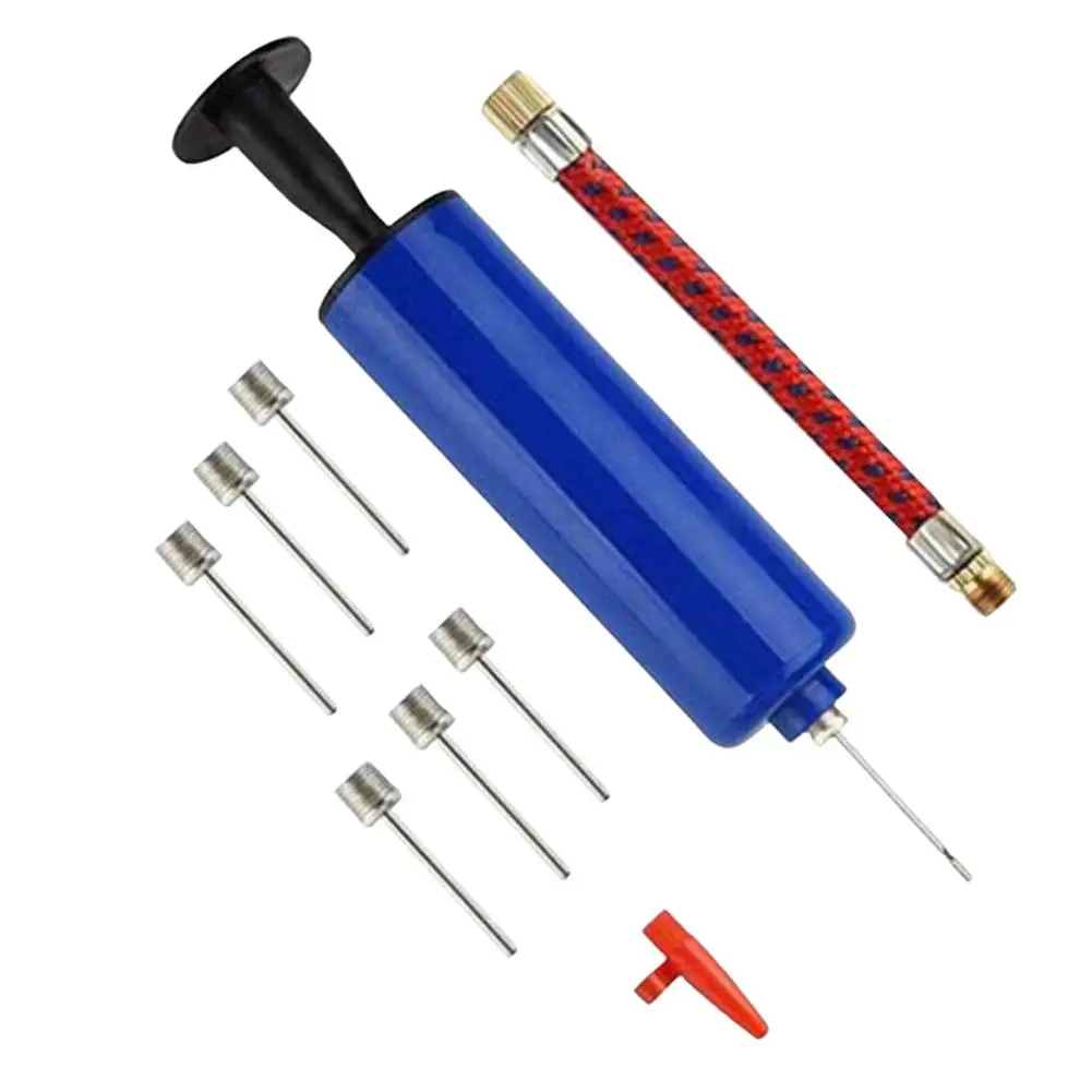 Portable Ball Pump Air Pump Iator Kit With Needles Nozzle Air Hose 10Pcs Pump Adapter Kit Hand Pumps For Basketball Foot
Portable Ball Pump Air Pump Iator Kit With Needles Nozzle Air Hose 10Pcs Pump Adapter Kit Hand Pumps For Basketball Foot