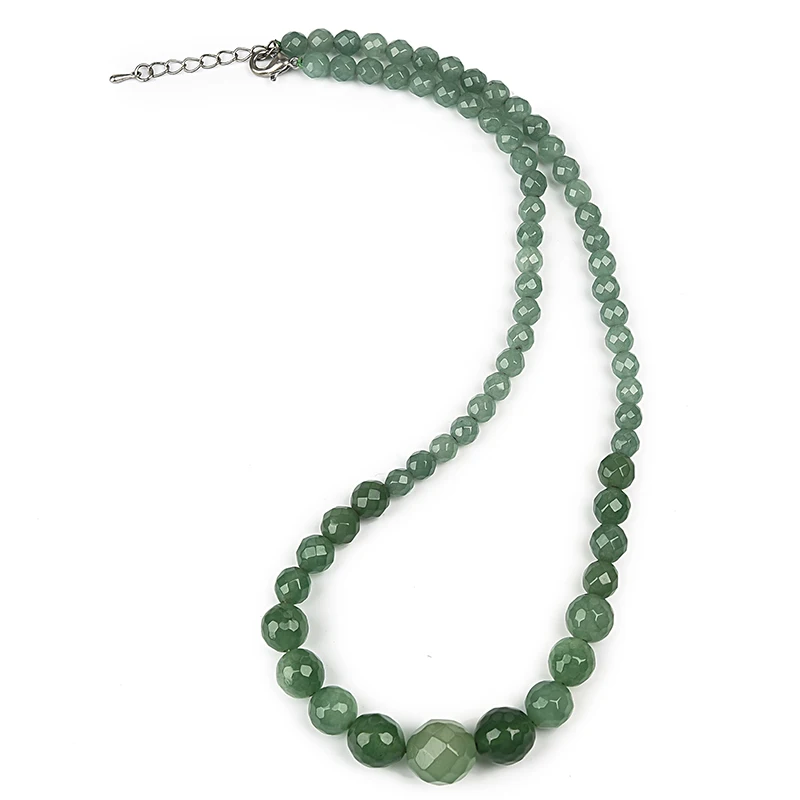 6mm-14mm green Aventurine stone Necklace Women's necklace Party Gift 18 inches
6mm-14mm green Aventurine stone Necklace Women's necklace Party Gift 18 inches