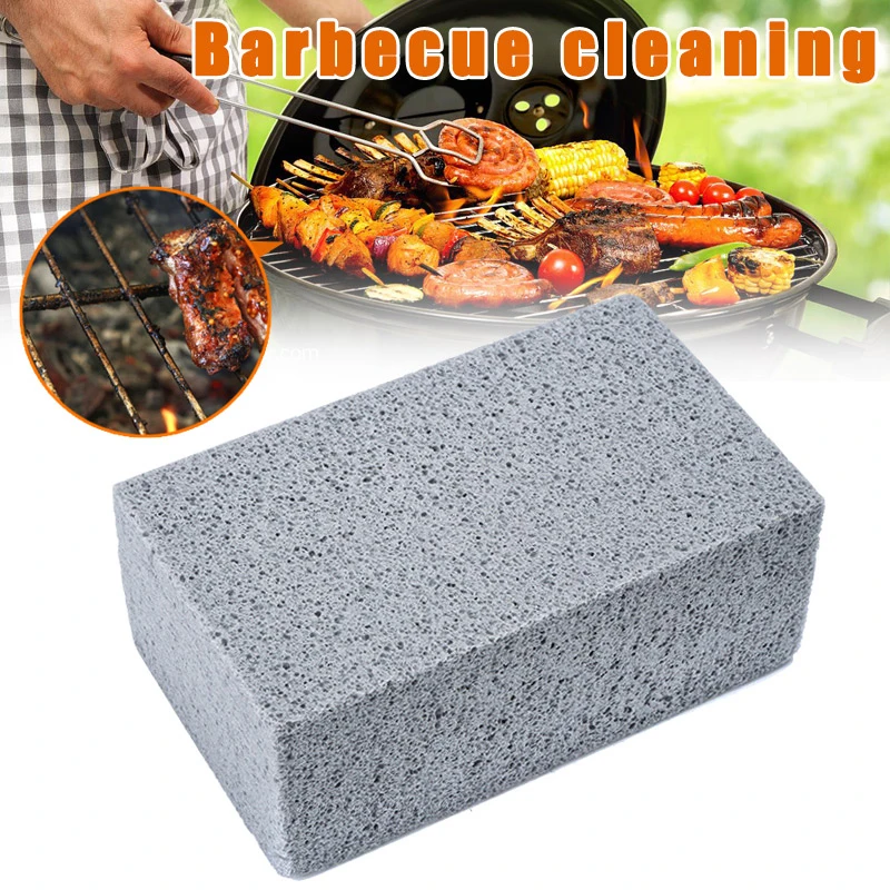

1 Pcs BBQ Grill Cleaning Brick Block Barbecue Cleaning Stone BBQ Racks Stains Grease Cleaner BBQ Tools Kitchen Decorates Gadget