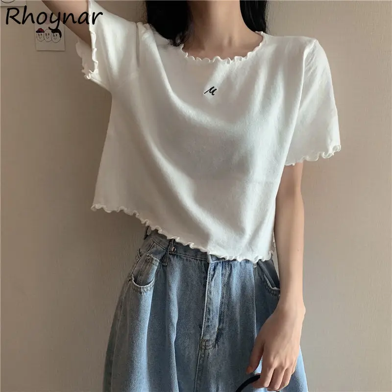 Женская летняя футболка, новинка, вязаный кроп-топ с коротким рукавом и изображением съедобного грибка, обтягивающий Классический Простой ...
Женская летняя футболка, новинка, вязаный кроп-топ с коротким рукавом и изображением съедобного грибка, обтягивающий Классический Простой ...