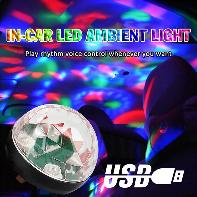 USB Mini RGB LED Disco Stage Light Party Phone Ball Lamp Club DJ KTV Decor Mini Lantern Colorful Sound Control Magic Ball Light
USB Mini RGB LED Disco Stage Light Party Phone Ball Lamp Club DJ KTV Decor Mini Lantern Colorful Sound Control Magic Ball Light