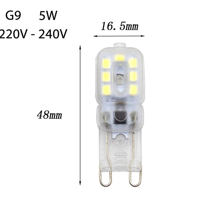 WOW - 5 10 X G9 5W LED Dimmable Capsule Bulb Replace Light Lamps AC220-240V UK Use single super bright 1.5W LED light source
WOW - 5 10 X G9 5W LED Dimmable Capsule Bulb Replace Light Lamps AC220-240V UK Use single super bright 1.5W LED light source