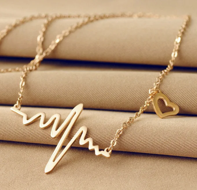 2021 simple and fashionable ECG necklace titanium steel rose gold necklace trend necklace the best gift for girlfriend
2021 simple and fashionable ECG necklace titanium steel rose gold necklace trend necklace the best gift for girlfriend