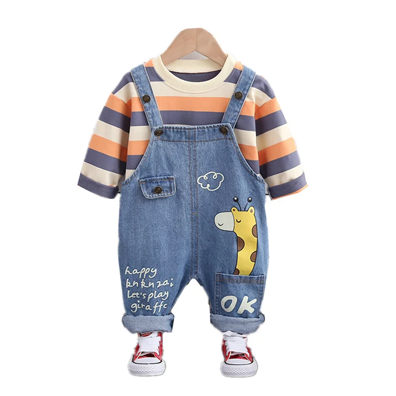 New Fashion Spring Autumn Children Cartoon Clothes Boy Baby Girls Print T-Shirt Overalls Toddler Casual Costume Kids Sport Suits
New Fashion Spring Autumn Children Cartoon Clothes Boy Baby Girls Print T-Shirt Overalls Toddler Casual Costume Kids Sport Suits