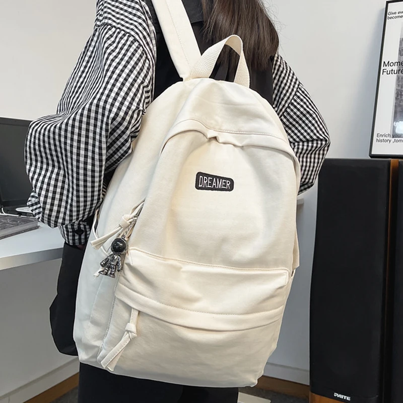 Women's Backpack Solid Color Female Simple Pattern Casual Woman Travel Bag High Quality Schoolbag for Teenage Girl Book Knapsack
Women's Backpack Solid Color Female Simple Pattern Casual Woman Travel Bag High Quality Schoolbag for Teenage Girl Book Knapsack