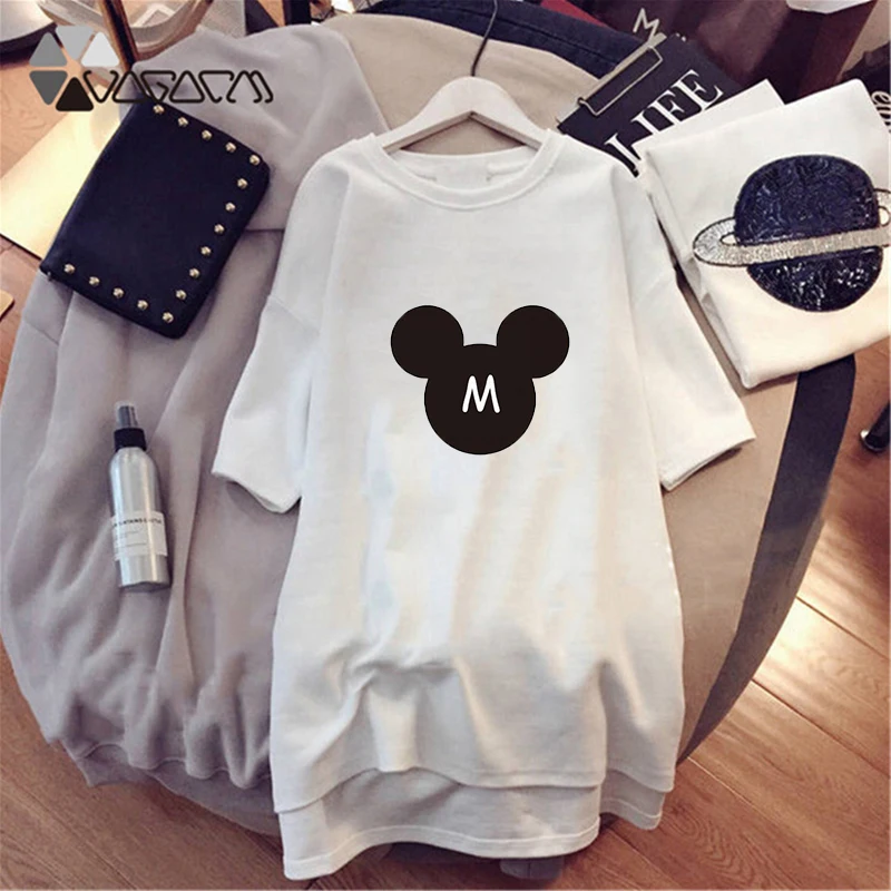 2021 New Vintage Dresses Minnie Mickey Cartoon Print Ladies Short Sleeve Dresses Casual Loose Black White Mini Vestidoes
2021 New Vintage Dresses Minnie Mickey Cartoon Print Ladies Short Sleeve Dresses Casual Loose Black White Mini Vestidoes