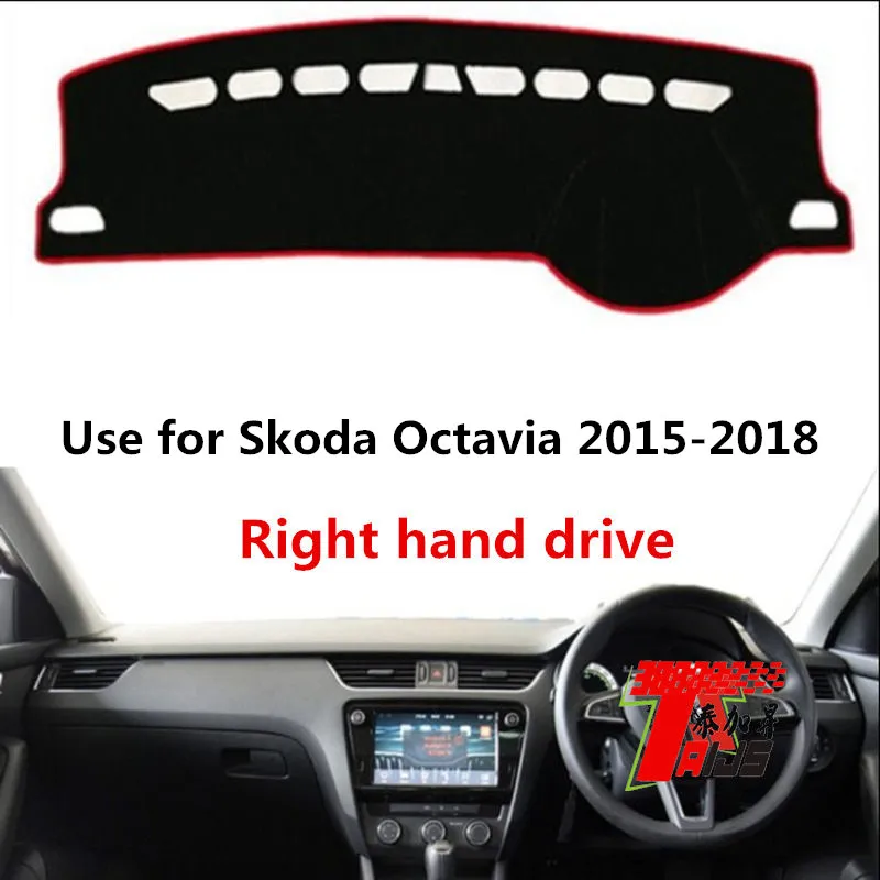 Чехол для приборной панели автомобиля Taijs с правым приводом используется S koda Octavia