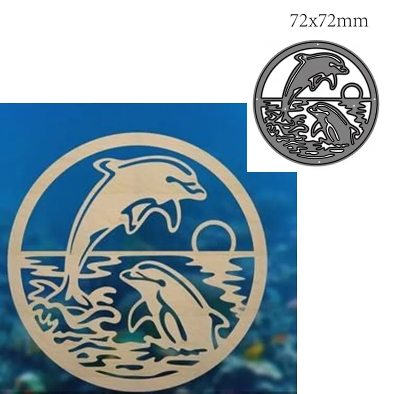 Metal Cutting Dies Cut Mold Animal dolphin Decoration Scrapbook Paper Craft Knife Mould Blade Punch Stencils
Metal Cutting Dies Cut Mold Animal dolphin Decoration Scrapbook Paper Craft Knife Mould Blade Punch Stencils