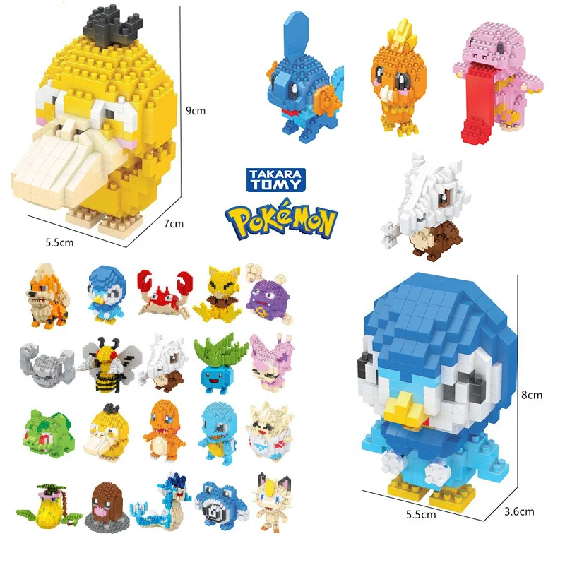 23 new styles Small Building Pokemon Blocks Small Cartoon Picachu Animal Model Education Game Graphics Pokemon Toys
23 new styles Small Building Pokemon Blocks Small Cartoon Picachu Animal Model Education Game Graphics Pokemon Toys