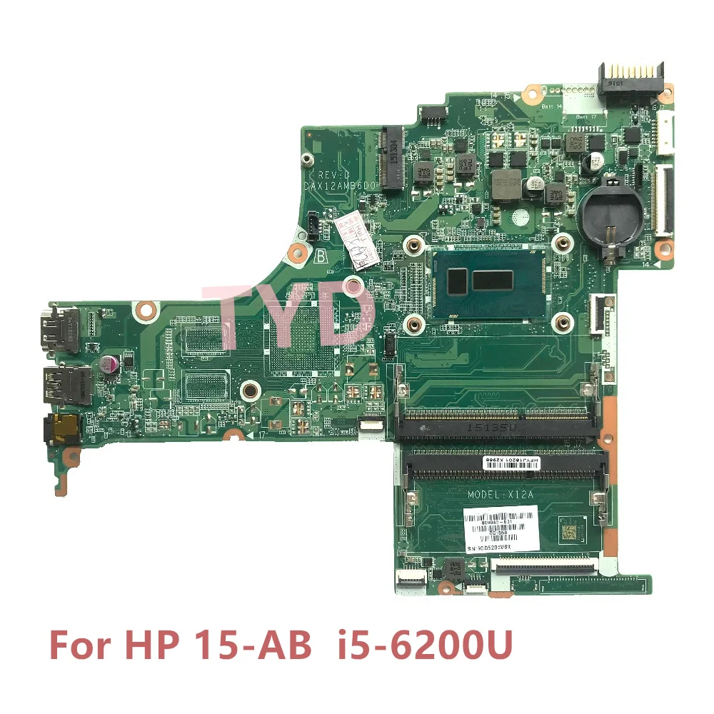 Оригинальная материнская плата Q159 836097-001 X1BD DAX1BDMB6F0 для ноутбука HP Pavilion 15-AB 15T-AB i5-6200U, работает хорошо
Оригинальная материнская плата Q159 836097-001 X1BD DAX1BDMB6F0 для ноутбука HP Pavilion 15-AB 15T-AB i5-6200U, работает хорошо