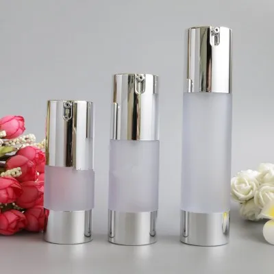 10pcs Airless 15ml 30ml 50ml Empty Vacuum Pump Toilet Vessel Cosmetic Frosted Bottle Mini Transparent Lotion Makeup Container
10pcs Airless 15ml 30ml 50ml Empty Vacuum Pump Toilet Vessel Cosmetic Frosted Bottle Mini Transparent Lotion Makeup Container