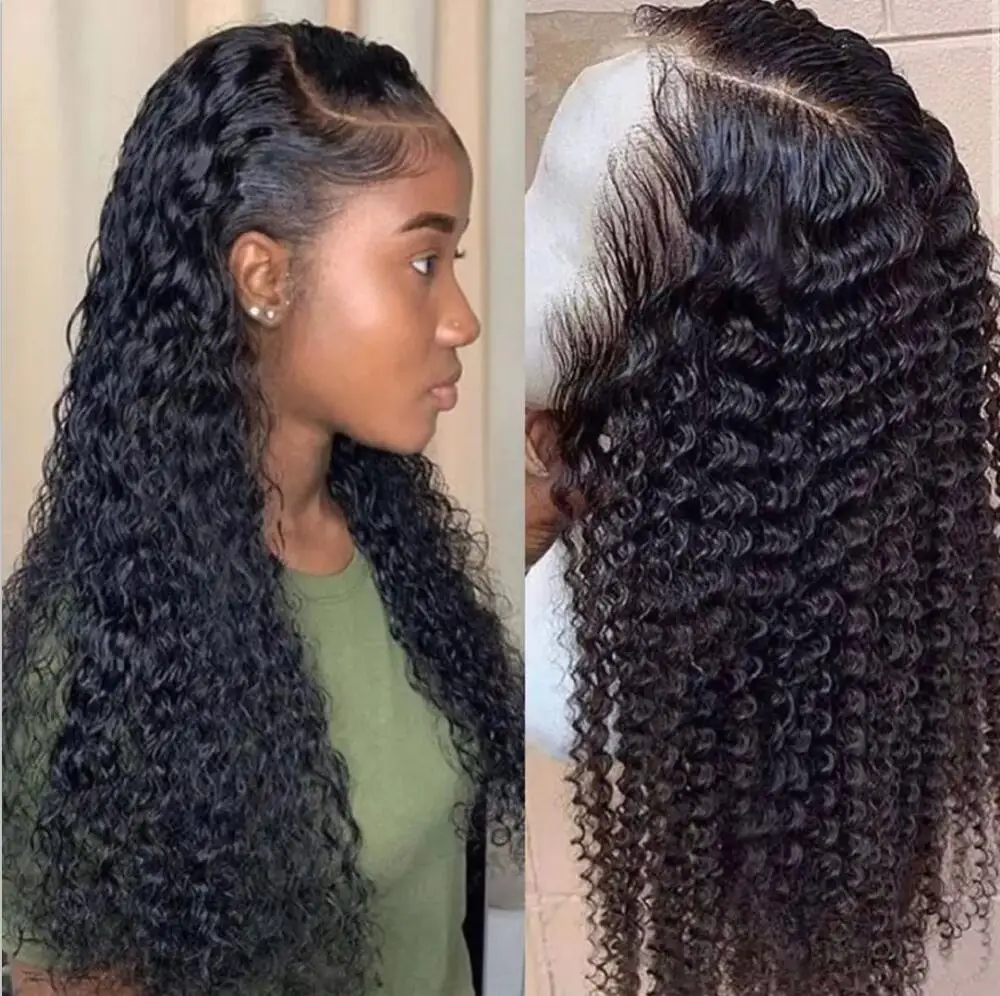 Haever 100% Human Hair Wigs 4x4 Lace Closure Wig 32Inch Deep Wave Wigs Peruvian Remy Hair For Women Deep Wave Wig 180% Density
Haever 100% Human Hair Wigs 4x4 Lace Closure Wig 32Inch Deep Wave Wigs Peruvian Remy Hair For Women Deep Wave Wig 180% Density
