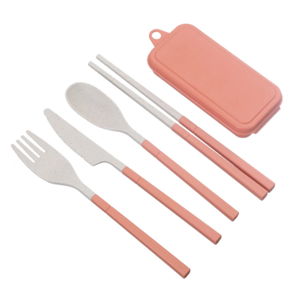 4pcs/set Travel Cutlery Portable Cutlery Box Knife Fork Spoon Student Dinnerware Kitchen Flatware Dining Table Sets
4pcs/set Travel Cutlery Portable Cutlery Box Knife Fork Spoon Student Dinnerware Kitchen Flatware Dining Table Sets