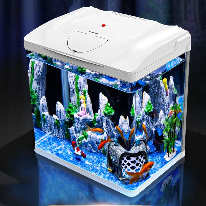 Led Mini Fish Tank Aquarium Light Decoration Complete Live Supplies Ecological Aquarios Para Peixes Aquarium for Fish KC50YG
Led Mini Fish Tank Aquarium Light Decoration Complete Live Supplies Ecological Aquarios Para Peixes Aquarium for Fish KC50YG