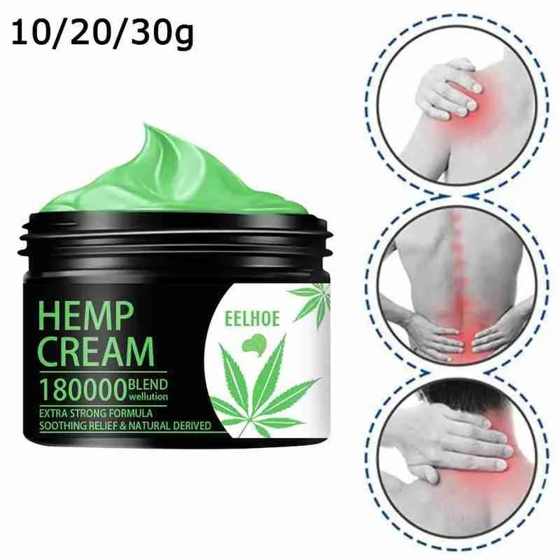 Hemp Massage Cream Body Soothing Massage Natural Pain Relieve Neck Back Body Muscle Relief Relax Skin Health Care 10g/20g/30g
Hemp Massage Cream Body Soothing Massage Natural Pain Relieve Neck Back Body Muscle Relief Relax Skin Health Care 10g/20g/30g