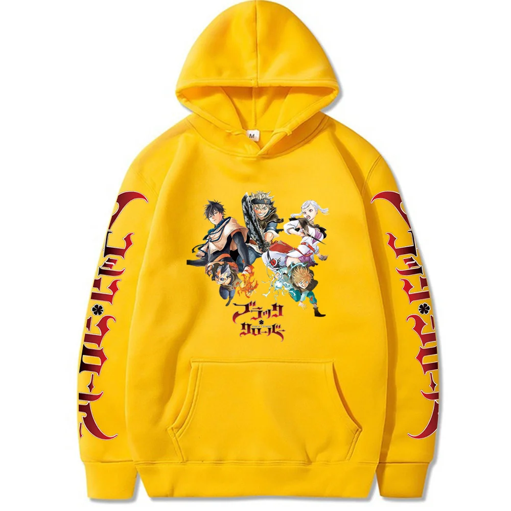Black Clover Hoodies Anime Cosplay Pullovers Long Sleeve Casual Men Women Sweatshirts Hooded Solid Pocket Hoody 2021 Top
Black Clover Hoodies Anime Cosplay Pullovers Long Sleeve Casual Men Women Sweatshirts Hooded Solid Pocket Hoody 2021 Top