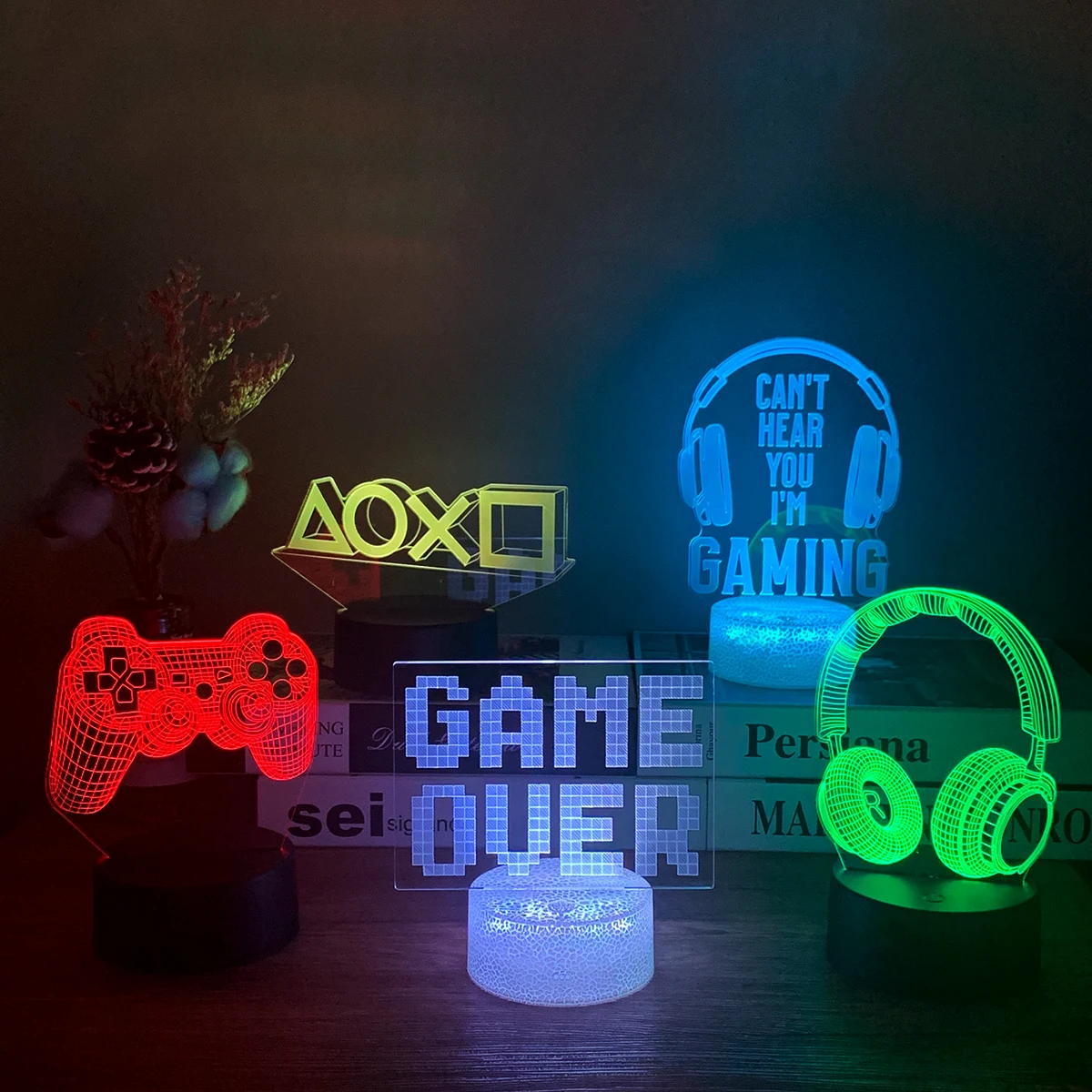 3D Night Lamp Gaming Room Desk Setup Lighting Decor on the table Game Console Icon Logo Sensor Light for Kids Bedside Gift
3D Night Lamp Gaming Room Desk Setup Lighting Decor on the table Game Console Icon Logo Sensor Light for Kids Bedside Gift