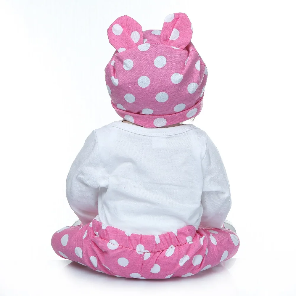 NPK Realistic 57cm Full Silicone Baby Reborn Doll Girl Vinyl Look Real Fake Baby Doll Toy For Kid Playmate Gift Xmas Present
NPK Realistic 57cm Full Silicone Baby Reborn Doll Girl Vinyl Look Real Fake Baby Doll Toy For Kid Playmate Gift Xmas Present
