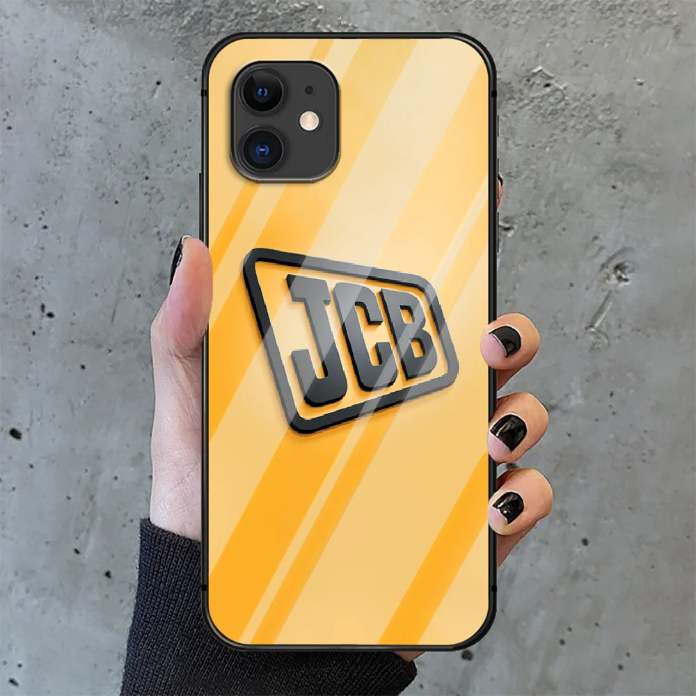 JCB Phone Tempered Glass Case Cover For IPhone 6 6S 7 8 11 12 X Xr Xs Se 2020 Pro Max Plus Mini Phone case Cell 
JCB Phone Tempered Glass Case Cover For IPhone 6 6S 7 8 11 12 X Xr Xs Se 2020 Pro Max Plus Mini Phone case Cell