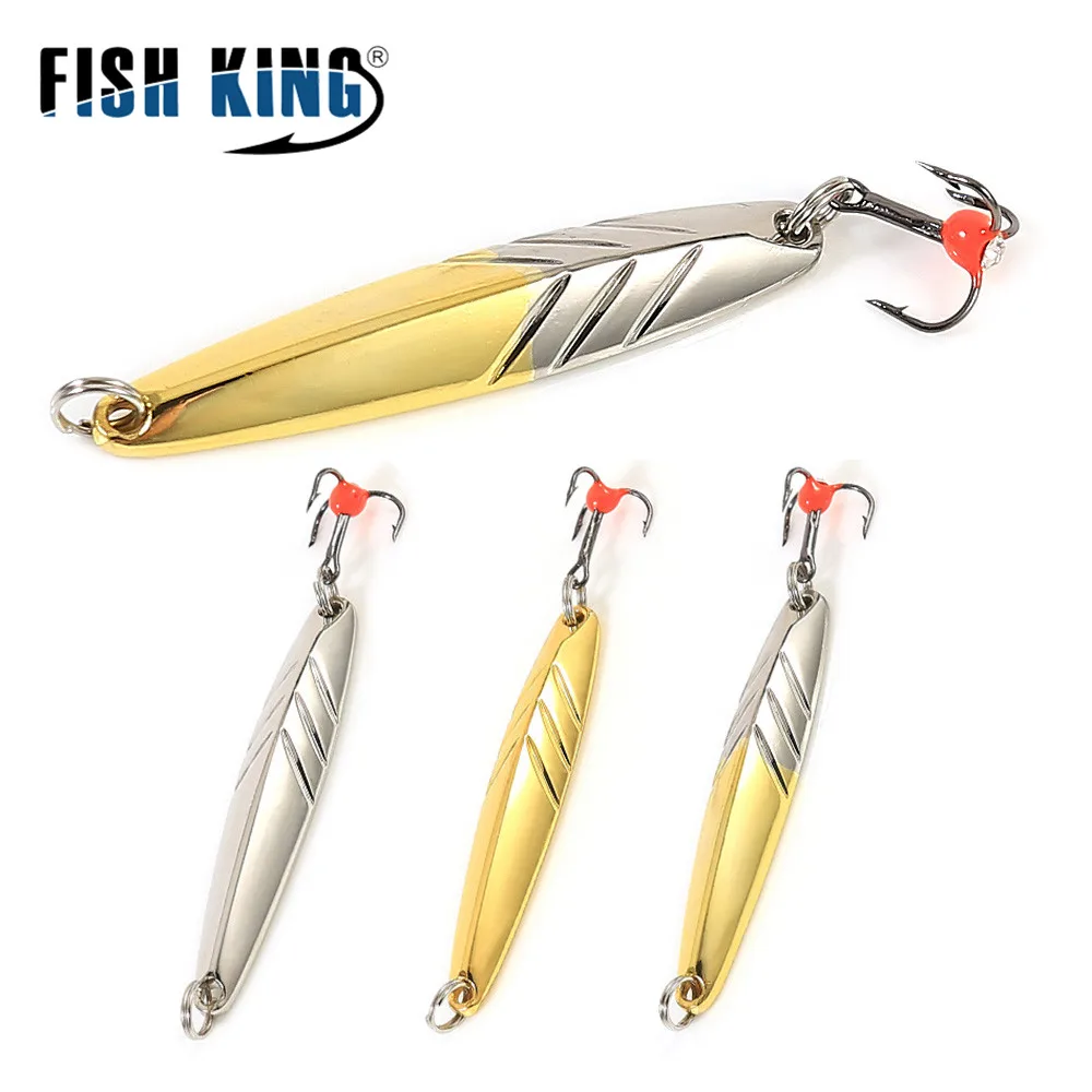 FISH KING Winter Ice Fishing Lure 5/10/15g Artificial Metal Winter Hard Bait Balancer Metal Treble Hook accessories Wobblers
FISH KING Winter Ice Fishing Lure 5/10/15g Artificial Metal Winter Hard Bait Balancer Metal Treble Hook accessories Wobblers