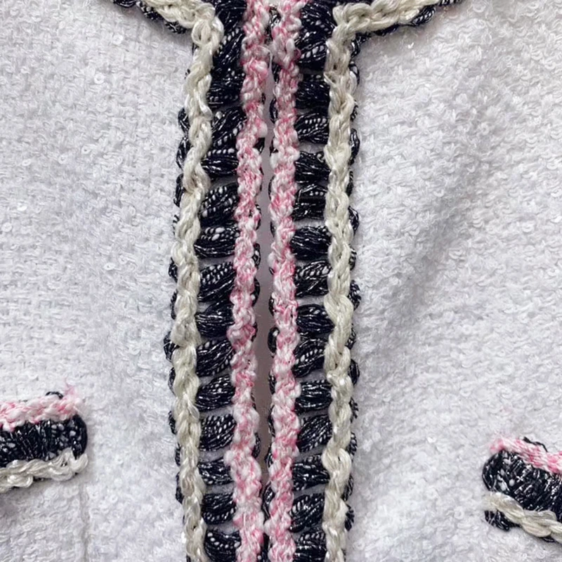 JSXDHK 2020 New Autumn Winter Tweed 2 Piece Set Runway Women Blends Woolen Weave White Jacket Coat And Mini A Line Skirts Suits
JSXDHK 2020 New Autumn Winter Tweed 2 Piece Set Runway Women Blends Woolen Weave White Jacket Coat And Mini A Line Skirts Suits