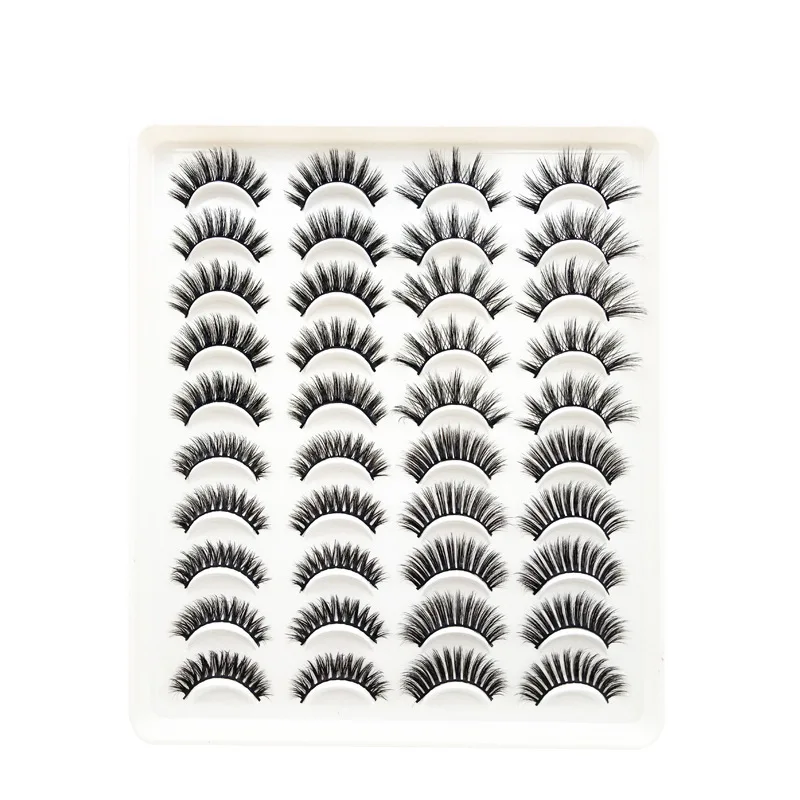 Twenty Pairs of Mixed False Eyelashes, Thick Cross-dimensional Natural Eyelashes, Three-dimensional False Eyelashes
Twenty Pairs of Mixed False Eyelashes, Thick Cross-dimensional Natural Eyelashes, Three-dimensional False Eyelashes