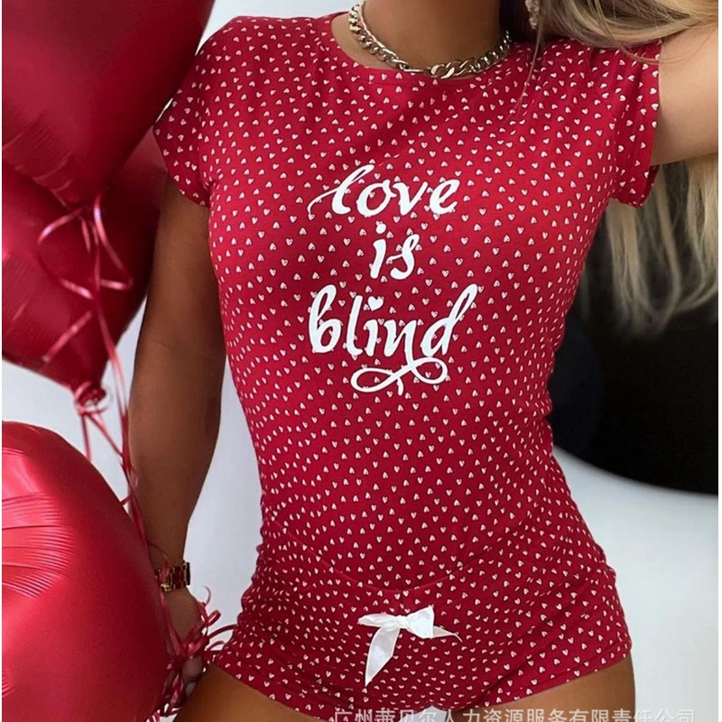Mandylandy Printed Loungewear Suit Women Casual Pajamas Sets 2 Piece Sets Outfits Homewear Loose Tshirt Tops Skinny Shorts Sets
Mandylandy Printed Loungewear Suit Women Casual Pajamas Sets 2 Piece Sets Outfits Homewear Loose Tshirt Tops Skinny Shorts Sets
