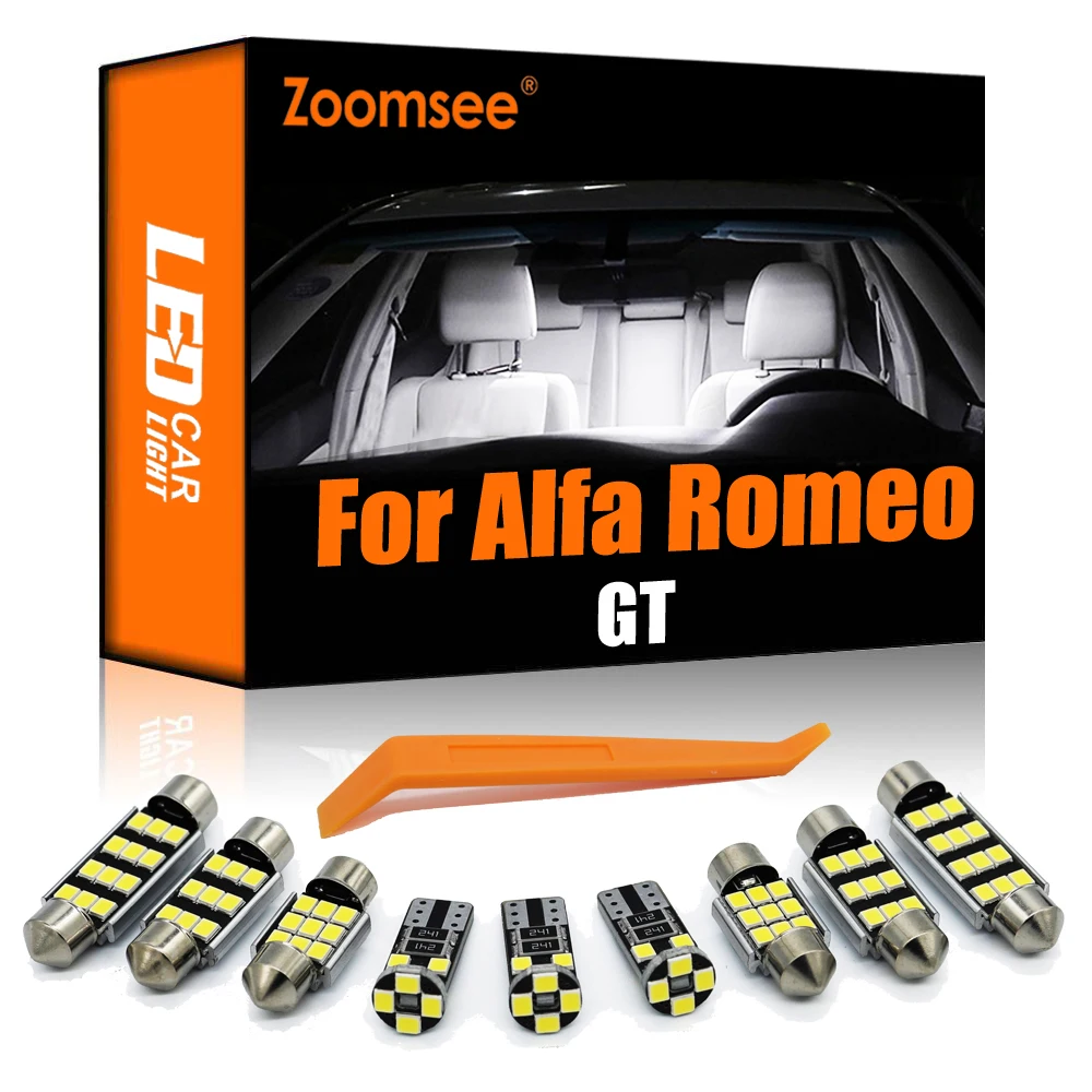 Zoomsee 7 шт. внутренний светодиодный для Alfa Romeo GT 2003-2010 Canbus автомобиль лампы в маскирующем колпаке для внутренних помещений чтение карт светиль...
Zoomsee 7 шт. внутренний светодиодный для Alfa Romeo GT 2003-2010 Canbus автомобиль лампы в маскирующем колпаке для внутренних помещений чтение карт светиль...