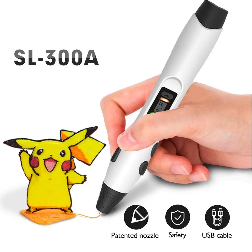 KAIGE SL-300A 3D Printing Pen PLA/ABS/PCL Filament Accessible Patented Nozzle Pen LCD Display Screen Educational Gifts
KAIGE SL-300A 3D Printing Pen PLA/ABS/PCL Filament Accessible Patented Nozzle Pen LCD Display Screen Educational Gifts