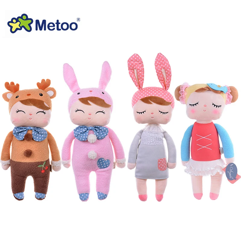 Metoo новый плюшевый и фаршированный милый кролик милые животные для детей игрушки