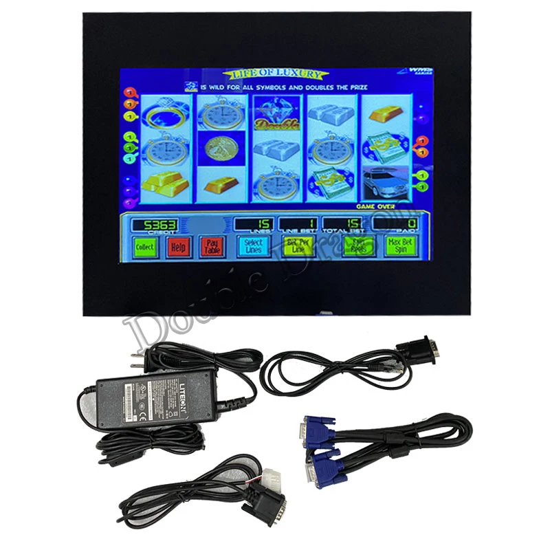 

VGA Мощность разъем usb интерфейс 22 дюймов 1280*1024 сенсорный Экран открытая рамка для контроля уровня сахара в крови с серийный RS232 интерфейс