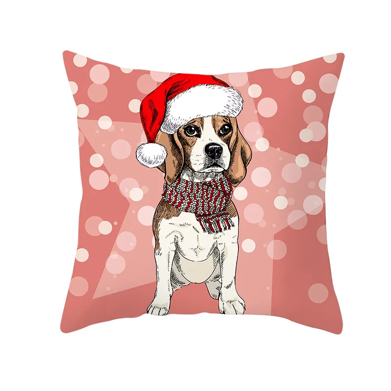 Sigle-sided Printing Polyester Fashion Christmas Cushion Cover 45x45cm Pet Bulldog Cat Throw Pillows Case Decorative for Couch
Sigle-sided Printing Polyester Fashion Christmas Cushion Cover 45x45cm Pet Bulldog Cat Throw Pillows Case Decorative for Couch