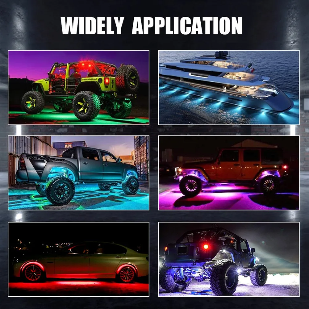 RGB LED Automatic Adjustment Light, Car Interior Light Music, Atmosphere Light APP Bluetooth Control
RGB LED Automatic Adjustment Light, Car Interior Light Music, Atmosphere Light APP Bluetooth Control