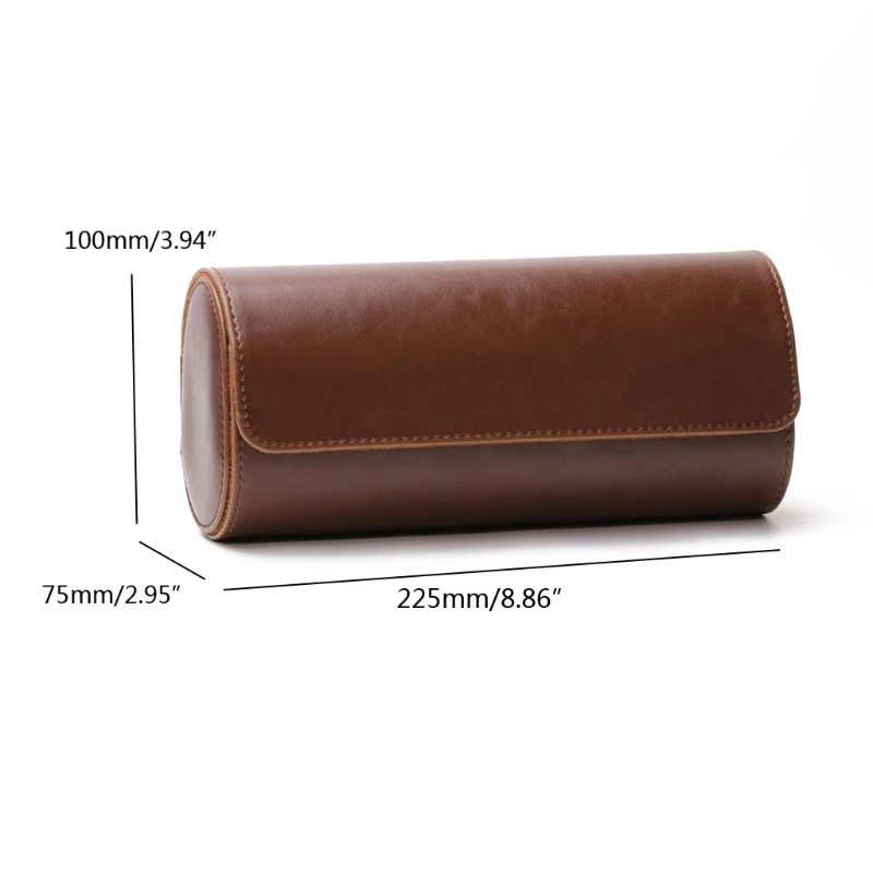 3 Slots Watch Roll Travel Case Portable Vintage Leather Display Watch Storage Box with Slid in Out Watch Organizers Case
3 Slots Watch Roll Travel Case Portable Vintage Leather Display Watch Storage Box with Slid in Out Watch Organizers Case