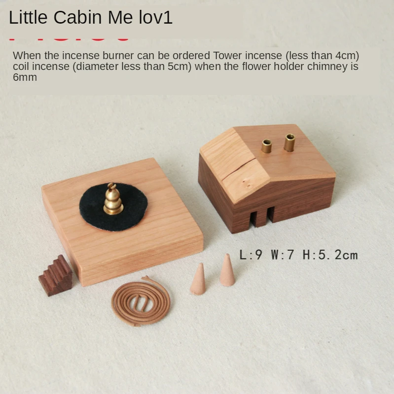 Handmade Black Walnut Personalized Creative Wooden House Decoration Aromatherapy Stove Refreshing Refreshing Mind and Mind Desk 
Handmade Black Walnut Personalized Creative Wooden House Decoration Aromatherapy Stove Refreshing Refreshing Mind and Mind Desk