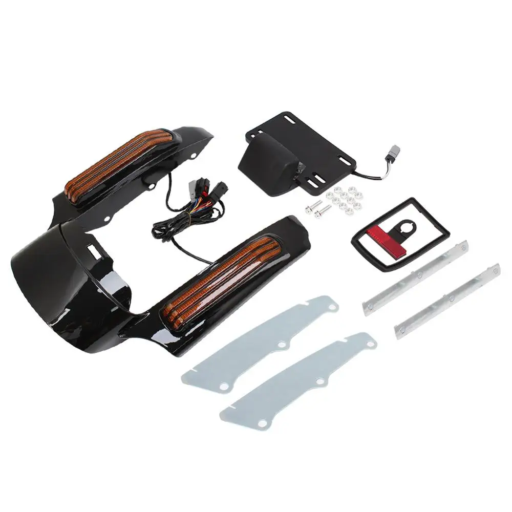 Motorcycle LED Rear Fender Extension Fascia For Harley Touring Electra Glide Road King Street Glide Ultra Limited FLHTK 2014-Up
Motorcycle LED Rear Fender Extension Fascia For Harley Touring Electra Glide Road King Street Glide Ultra Limited FLHTK 2014-Up