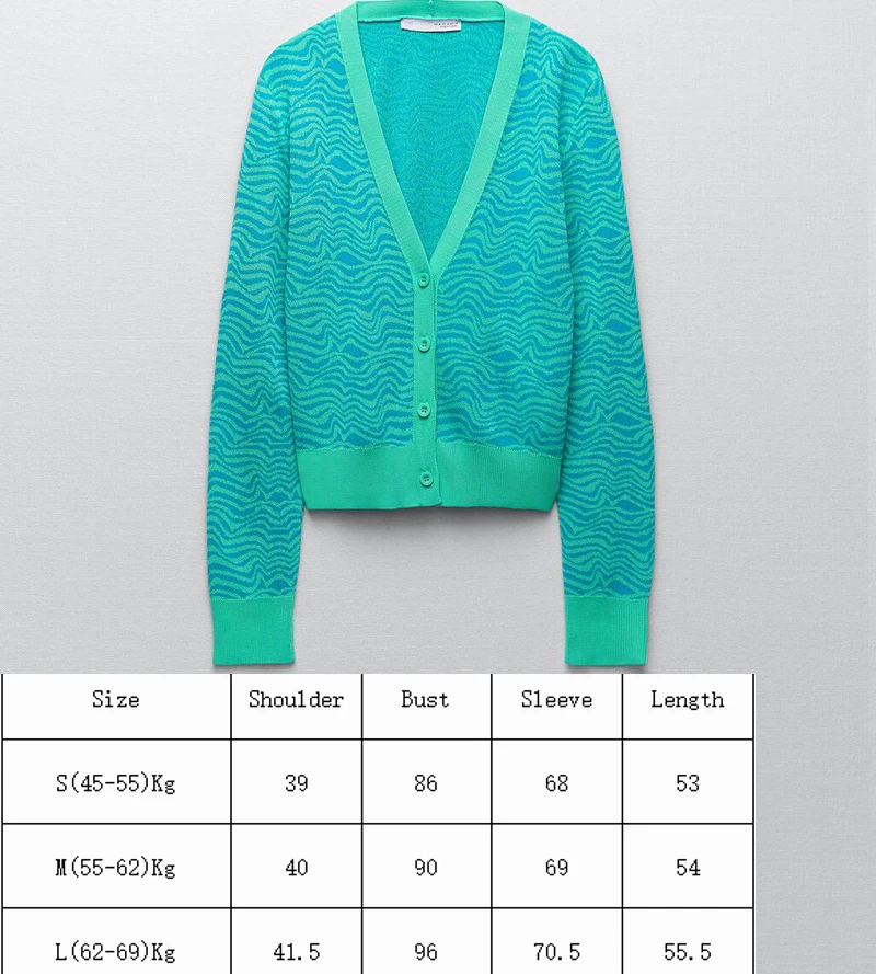 New 2021 Za Knitted Cardigan Women Jacquard Cropped Cardigan Sweater Woman Long Sleeve Striped Sweater Women Top Female
New 2021 Za Knitted Cardigan Women Jacquard Cropped Cardigan Sweater Woman Long Sleeve Striped Sweater Women Top Female