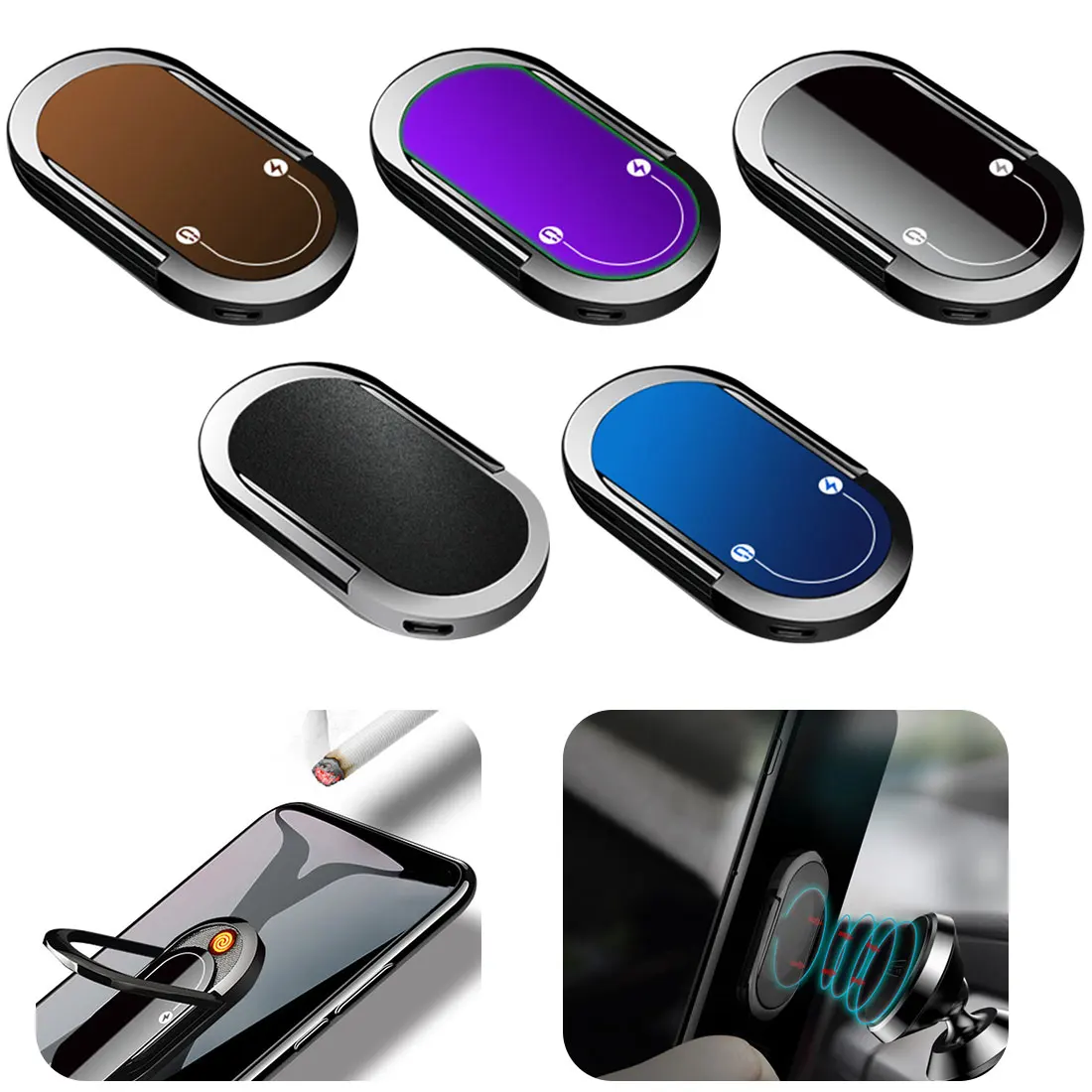 2 in 1 Portable Creative USB Cigarette Lighter Can Do Mobile Phone Bracket Lighter Multi-Function Cigarette Accessories
2 in 1 Portable Creative USB Cigarette Lighter Can Do Mobile Phone Bracket Lighter Multi-Function Cigarette Accessories