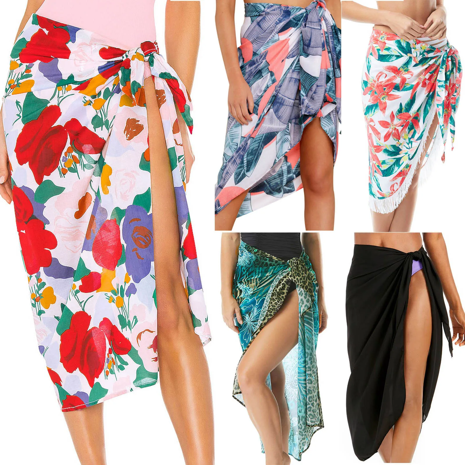 High Waist Split Vacation Sunscreen Wrap Skirts Women Printed Swimsuit Cover Up Mesh Bikini Swimwear Beach Cover-Ups Wrap Skirt
High Waist Split Vacation Sunscreen Wrap Skirts Women Printed Swimsuit Cover Up Mesh Bikini Swimwear Beach Cover-Ups Wrap Skirt