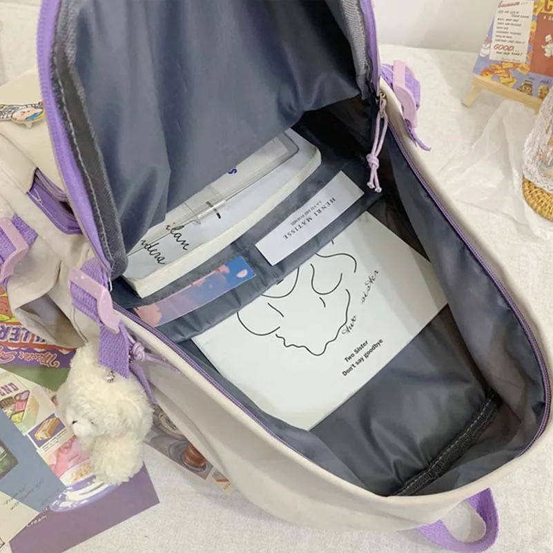 Casual Schoolbag Large Capacity Backpack Women Young Girl Double Shoulder Bag Waterproof Nylon Backpacks
Casual Schoolbag Large Capacity Backpack Women Young Girl Double Shoulder Bag Waterproof Nylon Backpacks