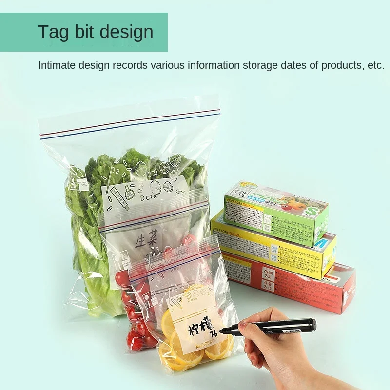 Sealed Bag Fresh-keeping Food Self Sealing Household Thickened Refrigerator Storage Special Sub Packaging Bag For Freezing
Sealed Bag Fresh-keeping Food Self Sealing Household Thickened Refrigerator Storage Special Sub Packaging Bag For Freezing