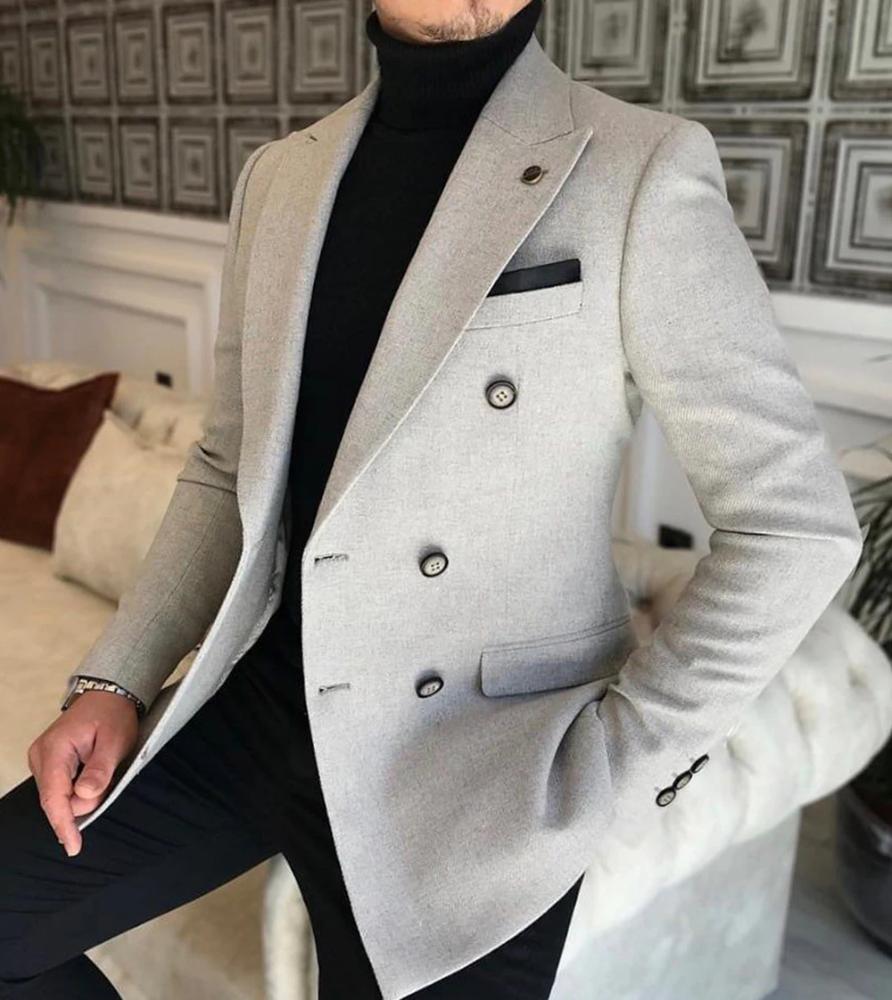 Мужские 2 шт. Slim Fit двубортное пальто из твида мужской костюм шерстяная куртка Smart набор официальной одежды на свадьбу, Детский костюм (пиджак...
Мужские 2 шт. Slim Fit двубортное пальто из твида мужской костюм шерстяная куртка Smart набор официальной одежды на свадьбу, Детский костюм (пиджак...