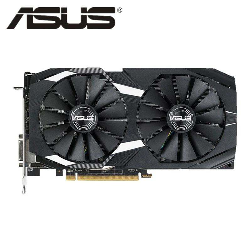 Видеокарта ASUS RX 580 8 ГБ GDDR5 AMD Radeon RX580 видеокарта для PUBG экран компьютерных игр VGA DVI