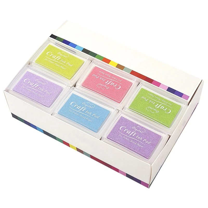 Creative Stationery 24-Color DIY Handbook Ink Pad, Concave Waist Ink Pad, Rubber Stamp, Seal Companion 
Creative Stationery 24-Color DIY Handbook Ink Pad, Concave Waist Ink Pad, Rubber Stamp, Seal Companion