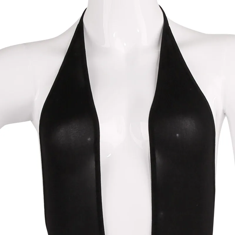 See Through Women Hanging Neck Full Bodystocking Sexy Ultra-thin Tight Jumpsuit Hight Elastic Hollow Out Sexy Deep V Pantyhose
See Through Women Hanging Neck Full Bodystocking Sexy Ultra-thin Tight Jumpsuit Hight Elastic Hollow Out Sexy Deep V Pantyhose