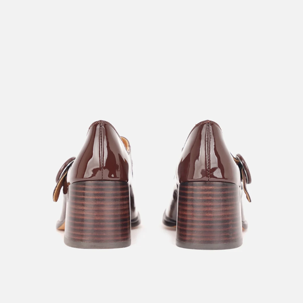 MUMANI Woman‘s 2021 New Mary Janes Shoes Genuine Leather Square heel High Heels Shallow Pumps Retro Buckle Strap Lady Footwear
MUMANI Woman‘s 2021 New Mary Janes Shoes Genuine Leather Square heel High Heels Shallow Pumps Retro Buckle Strap Lady Footwear