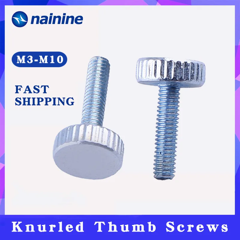 GB835 M3 M4 M5 M6 M8 M10 Knurling Flat Head Knurled Thumb Screw Hand Tighten Computer Screws DIN653 B023
GB835 M3 M4 M5 M6 M8 M10 Knurling Flat Head Knurled Thumb Screw Hand Tighten Computer Screws DIN653 B023