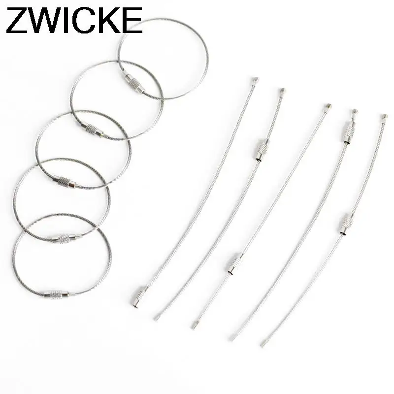 Hang Wire Chain Tag Screw Luggage Rope Keyring Loop Circle Bushcraft Kit Lock Gadget Ring Keychain Tool Cable Key Steel
Hang Wire Chain Tag Screw Luggage Rope Keyring Loop Circle Bushcraft Kit Lock Gadget Ring Keychain Tool Cable Key Steel